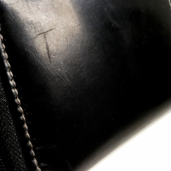 Buxton Black Leather Multicompartment Zip Clutch Wallet - Picture 10 of 12